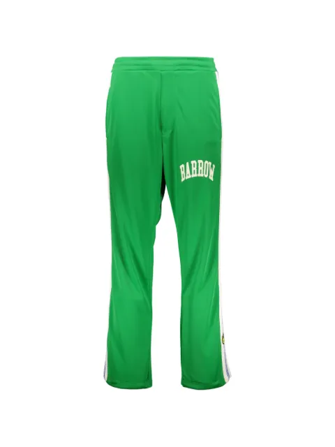 BARROW logo-detail track pants Green F4BWUAFP098