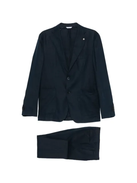 Manuel Ritz single-breasted blazer Blue 4032A3728L26314489