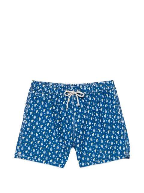 MC2 Saint Barth Lighting Micro graphic-print swim shorts Blue LIG0003