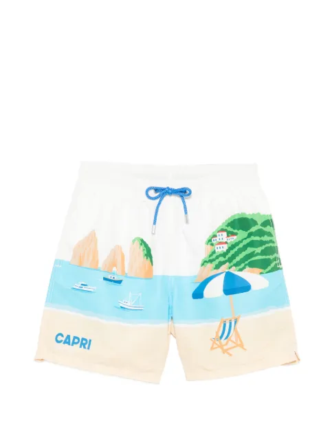 MC2 Saint Barth printed swim shorts White GUS0009