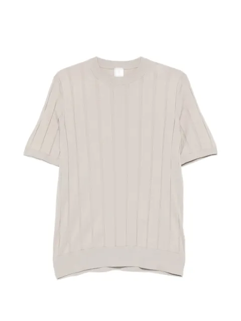 Eleventy vertical-stripe T-shirt Neutrals M76MAGM76MAG0M003