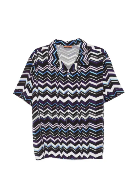 Missoni zigzag-print shirt Black BS26SJ01BW00ZV