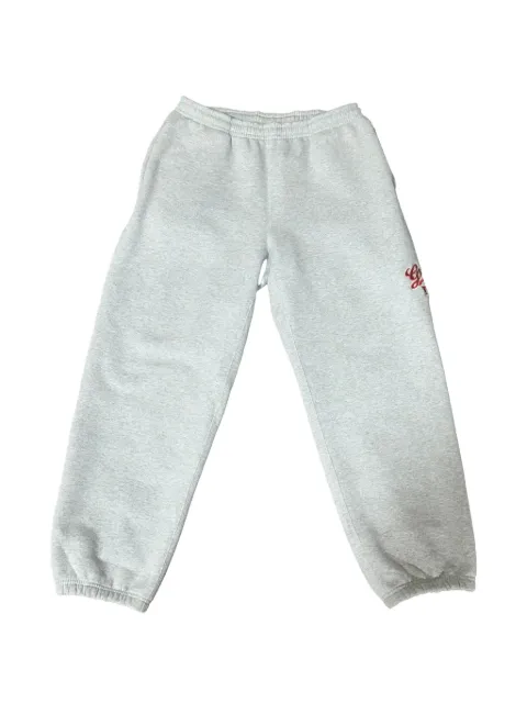 GrEeDy uNiT graffiti track pants Grey GUTMBTM0004