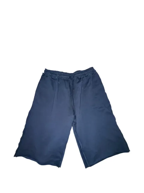 GrEeDy uNiT Multi Tag raw-cut shorts Blue GUTMBTM0001