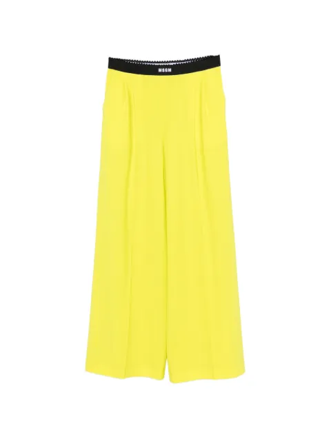 MSGM pocket palazzo pants Green 4041MDP1326710033