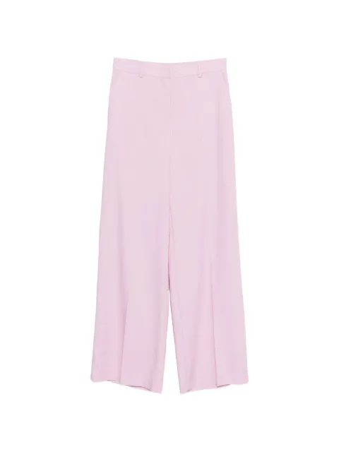 MSGM belt-loop palazzo pants Pink 4041MDP2526712712