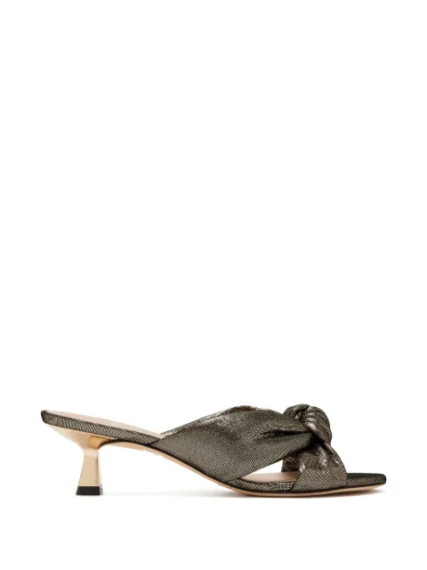 Stuart Weitzman knot-upper heeled sandals Gold SM948