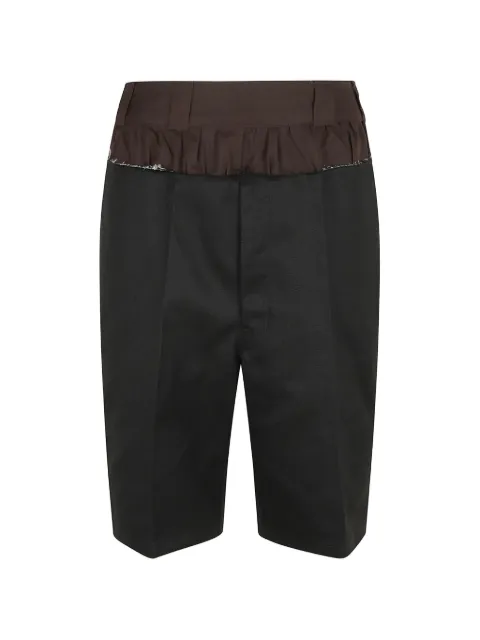 Maison Margiela pleated shorts Black S51MU0070WMTN075900
