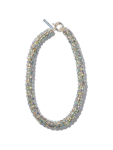 Pearl Octopuss. Y iridescent toggle necklace Silver 20001022
