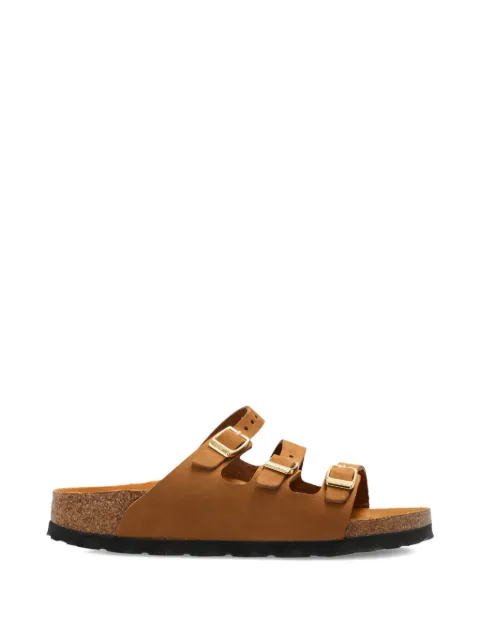 Birkenstock Florida Fresh suede flat sandals Brown 1031867