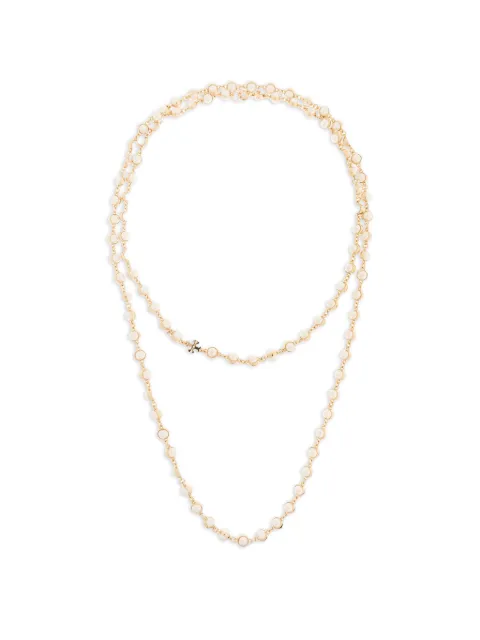 Tory Burch long pearl necklace Gold 180855