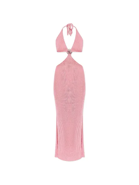 PARAMIDONNA ring halterneck dress Pink CR26NDP1NOAH