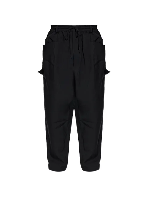 Y-3 cargo drawstring trousers Black KH3044