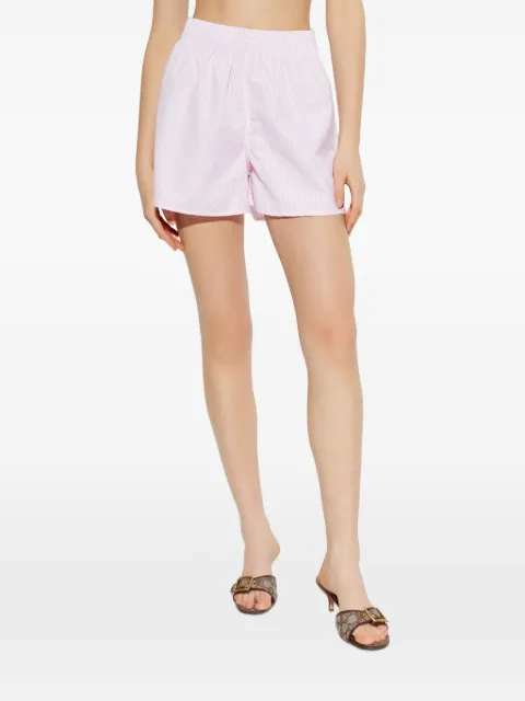 PARAMIDONNA striped shorts Pink CR26CSSP1CORA
