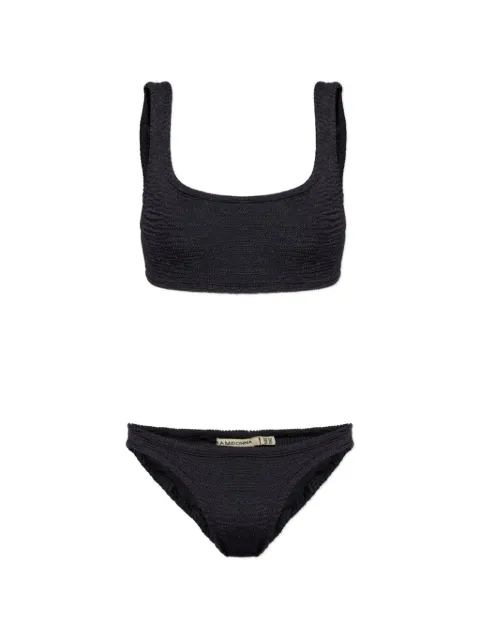 PARAMIDONNA Emily textured two-piece bikini Black SS23EBKEMILY