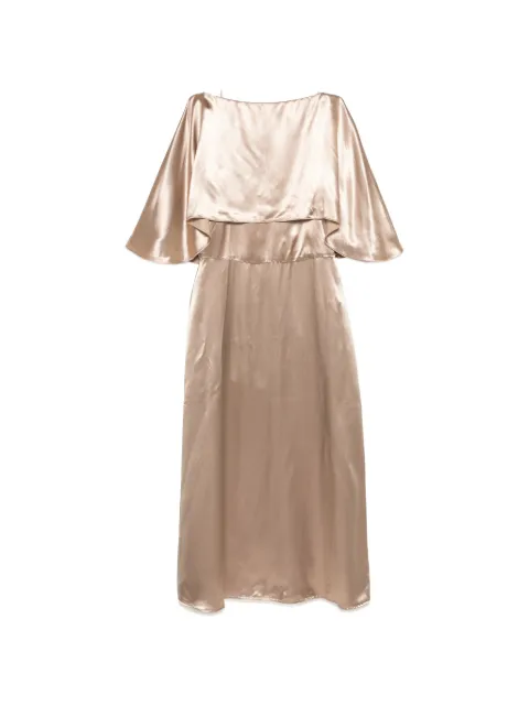 Fabiana Filippi overlay midi dress Neutrals ABD266F174L909