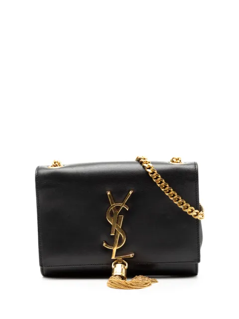 Saint Laurent Pre-Owned 2013 monogram tassel crossbody bag Black C26WJMHZS90KQGTE