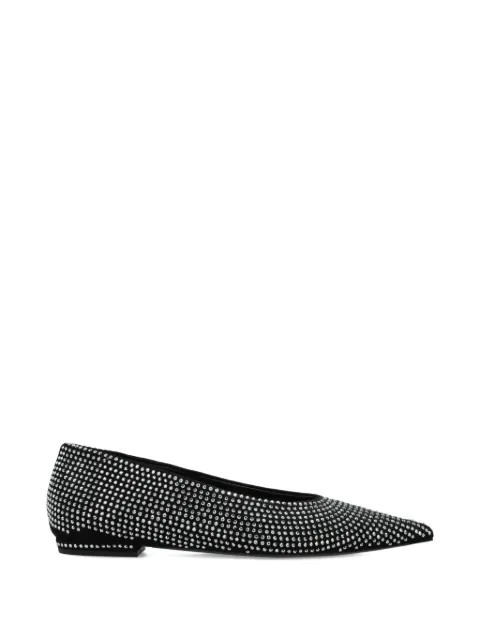 ROTATE BIRGER CHRISTENSEN embellished flat pumps Black 116059