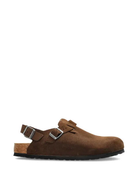 Birkenstock buckle suede mules Brown 1032024