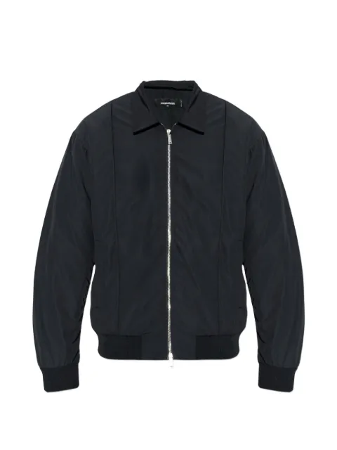 DSQUARED2 zip bomber jacket Black S74AM1701D35368