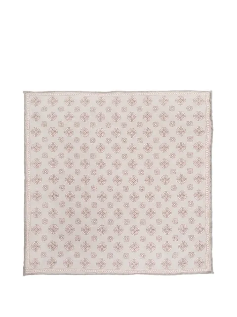 Eleventy patterned pocket square Neutrals M77POCA01TES0M067