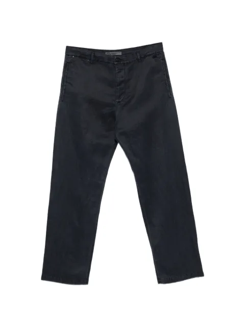 Massimo Osti Studio belt-loop buttoned trousers Blue 20MMPA033A110502G