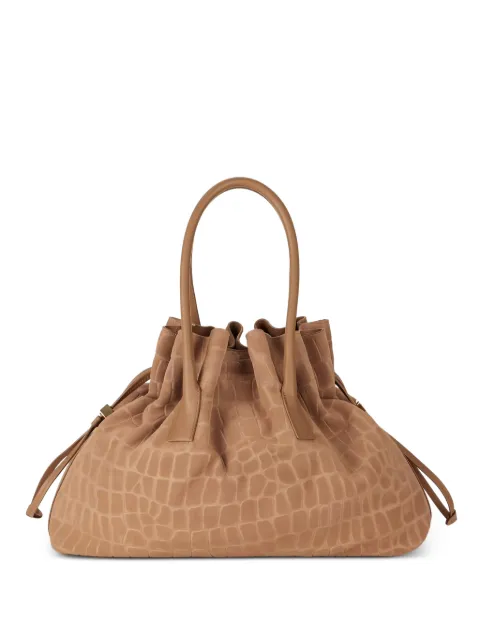 Elisabetta Franchi crocodile-print tote bag Neutrals BS19H61E2