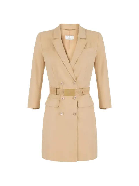 Elisabetta Franchi dress in technical bi-elastic fabric with belt Neutrals AB91961E2