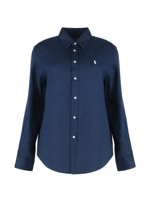 Polo Ralph Lauren long-sleeve linen shirt Blue 211970730519