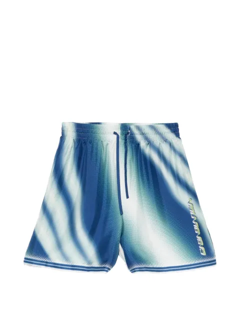 Casablanca Wave print drawstring trousers Blue MSP26TR399