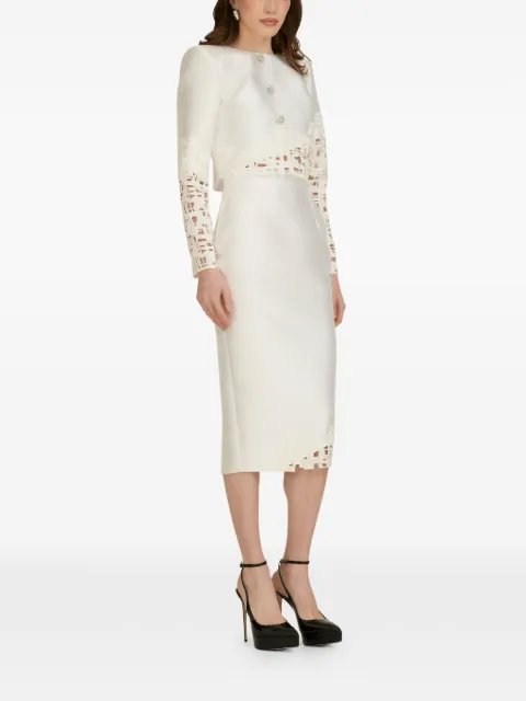 ARAFTU cut-out suit White CO01D1124