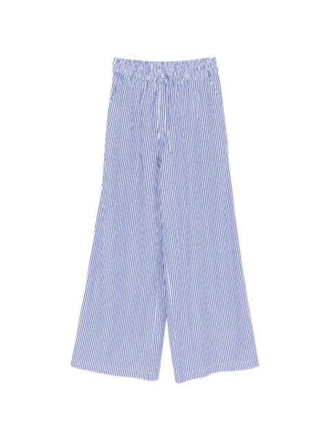 P.A.R.O.S.H. striped drawstring trousers White CASHINED230764