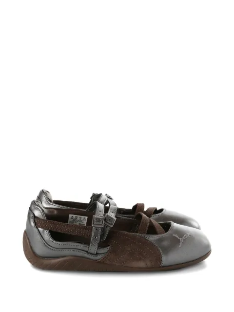PUMA Speedcat buckle-strap ballet flats Silver 408197