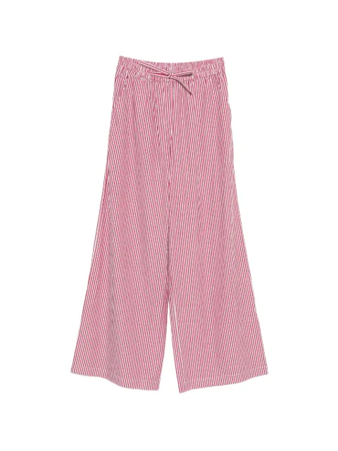 P.A.R.O.S.H. striped drawstring trousers Red CASHINED230764