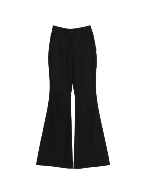 MITILIANE COUTURE flared trousers Black 7067