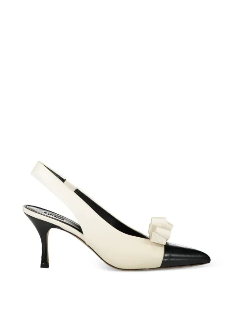 Chloé Alba bow pointed pumps Neutrals CH26S17LRC