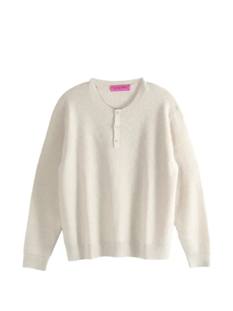 The Elder Statesman buttoned knitwear sweater Neutrals 250425