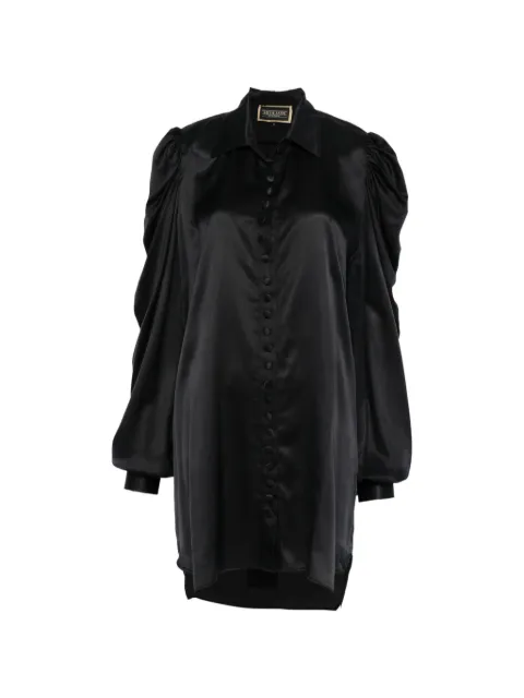 MITILIANE COUTURE oversized silk shirt Black 2007