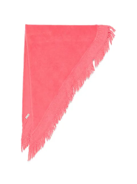 Balmain Pre-Owned 1980s fringed scarf Pink BA250AEA