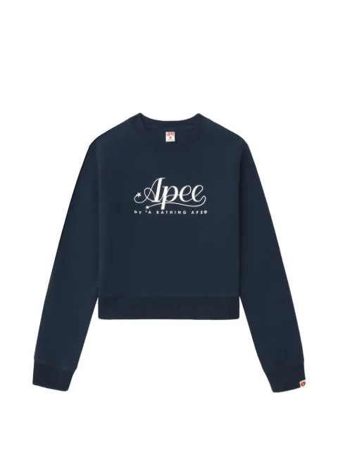 A BATHING APE® logo sweater Blue 00CSWL702319L