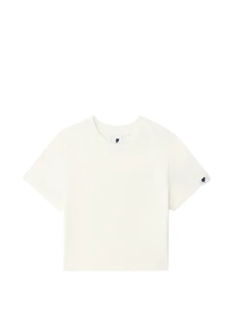 A BATHING APE® heart-motif cropped T-shirt Neutrals 00CCSL702308L