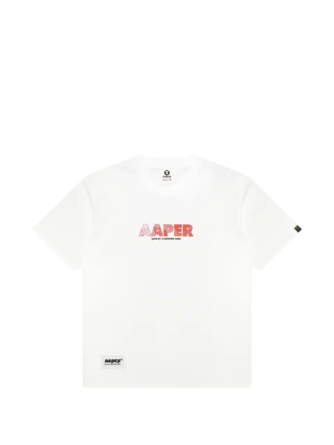 AAPE BY *A BATHING APE® cotton T-shirt White ATE1821XXQ