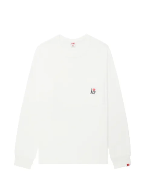 A BATHING APE® Pocket graphic T-shirt Neutrals 00CLTL702301L