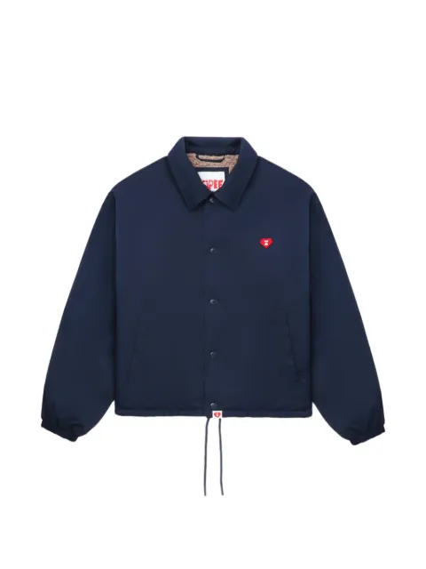 A BATHING APE® heart-appliqué jacket Blue 00CHJL702304L