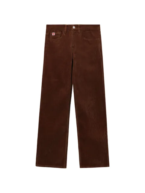 A BATHING APE® PU corduroy trousers Brown 00CPTL702301L