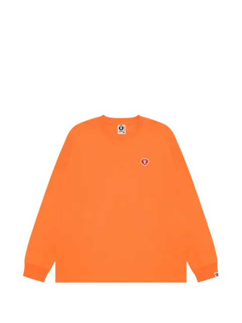 AAPE BY *A BATHING APE® long-sleeve T-shirt Orange ALT1815XXQ