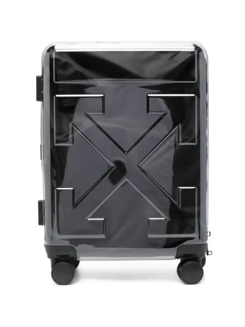 Off-White arrows trolley luggage White OMZH002F25PLA0017910