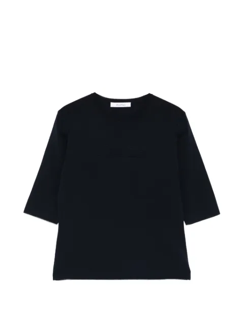Max Mara embossed top Blue 2611361098600