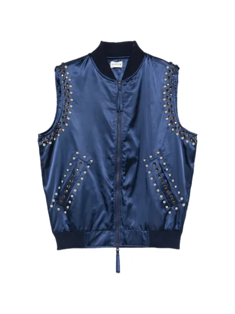P.A.R.O.S.H. stud-embellished gilet Blue NASHVILLED431850B