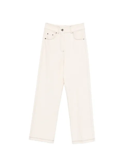 Max Mara straight leg seam jeans Neutrals 2611781088600